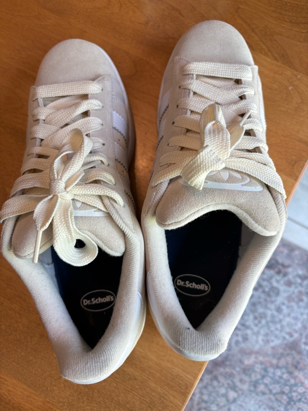 adidas Men's Cream Suede Low-Top Sneakers - Picture 7 of 8